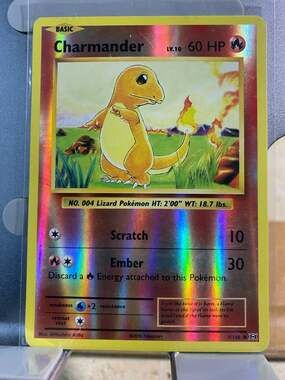 Charmander Reverse Holo 9/108 XY Evolutions 2016 Pokemon Trading Card